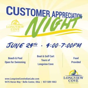 Longview Cove Customer Appreciation Night