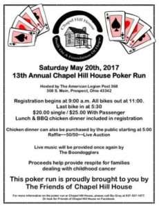Chapel Hill House Poker Run